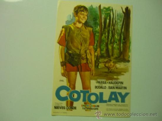 Cine: PROGRAMA COTOLAY.- VICENTE PARRA - Foto 1