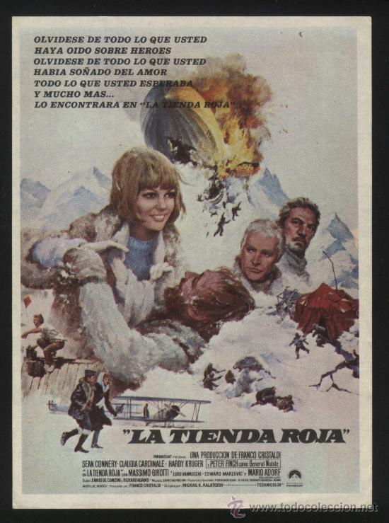 Kino: Q-01892- LA TIENDA ROJA (Krasnaya palatka (The Red Tent)) Sean Connery - Claudia Cardinale