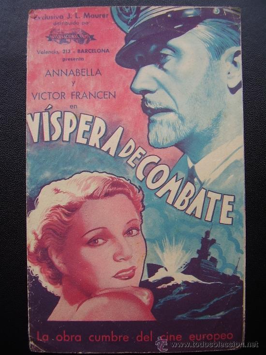 Cine: VISPERA DE COMBATE, ANNABELLA, VICTOR FRANCEN - Foto 1