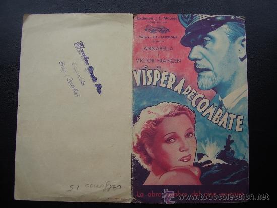 Cine: VISPERA DE COMBATE, ANNABELLA, VICTOR FRANCEN - Foto 2