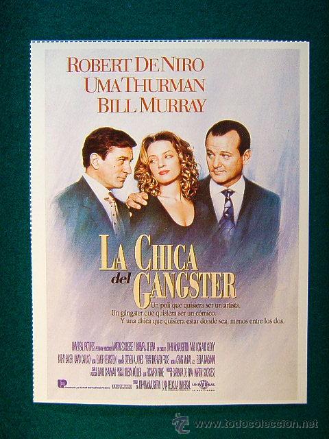 Cine: LA CHICA DEL GANGSTER-ROBERT DE NIRO-BILL MURRAY-UMA THURMAN-MAD DOG AND GLORY-RARISIMO-ESTE...
