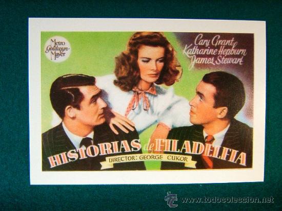 Cine: HISTORIAS DE FILADELFIA - GEORGE CUKOR - KATHARINE HEPBURN - CARY GRANT - JAMES STEWART - ESTE ...
