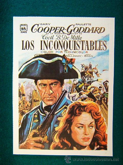 Cine: LOS INCONQUISTABLES-CECIL B DE MILLE-GARY COOPER-PAULETTE GODDARD-BORIS KARLOFF-ESTE...
