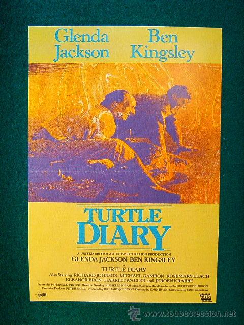 Cine: TURTLE DIARY-JOHN IRVIN-GLENDA JACKSON-BEN KINGSLEY-MICHAEL GAMBON-HARRIET WALTER-RARISIMO-ESTE...