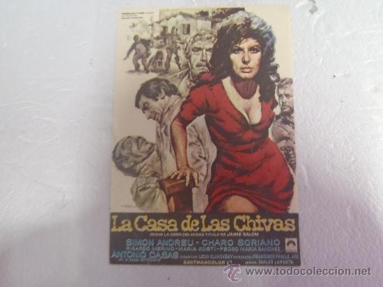 Cine: FOLLETO DE MANO LA CASA DE LAS CHIVAS - Foto 1