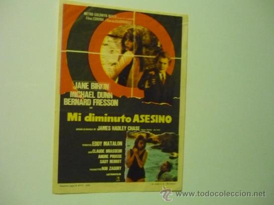 Cine: PROGRAMA MI DIMINUTO ASESINO .-JANE BIRKIN - Foto 1
