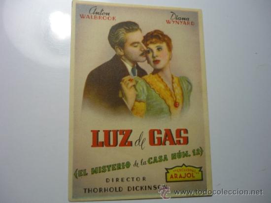 Cine: PROGRAMA LUZ DE GAS.- ANTON WALBROOK -ARAJOL - Foto 1
