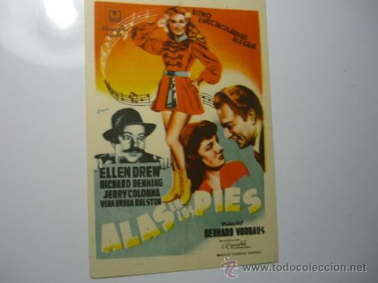 Cine: programa alas en los pies.-- ellen drew - Foto 1