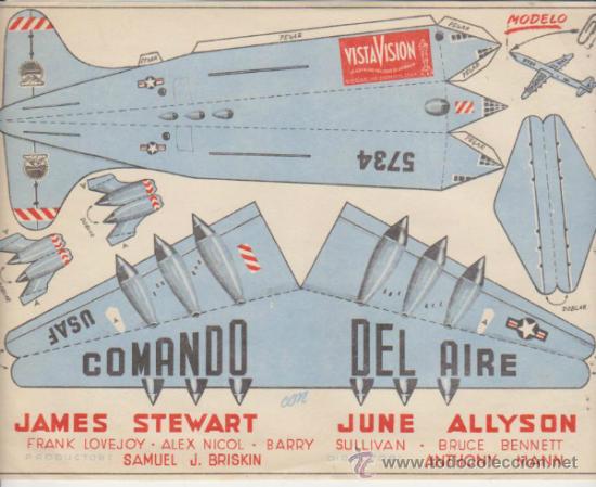 Cine: Comando del Aire. Programa recortable de Paramount. - Foto 1