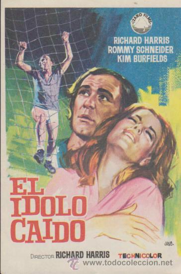  Foglietti di film di film antichi di cinema: El Idolo caido. Sencillo de Izaro Films.