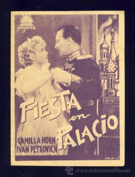 Cine: FIESTA EN PALACIO (doble) - Foto 1