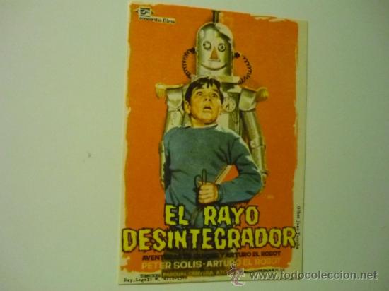 Cine: programa el rayo desintegrador .-publicidad cine avenida reus - Foto 1