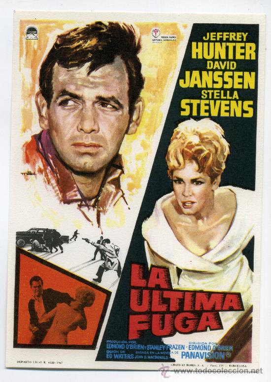Cine: LA &Uacute;TIMA FUGA, con Jeffrey Hunter. - Foto 1