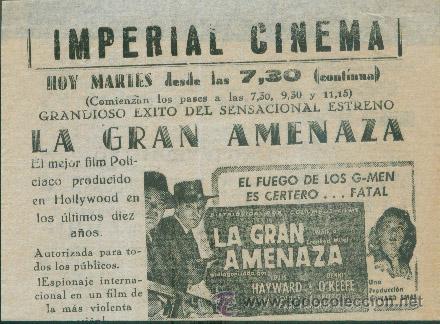 Cine: LA GRAN AMENAZA - Foto 1