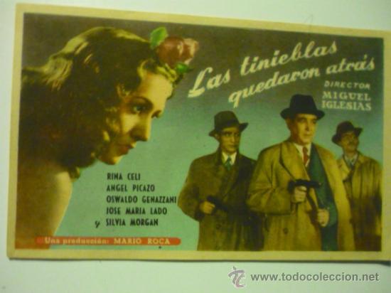 Cine: programa las tinieblas quedaron atras.- rina celi- - Foto 1