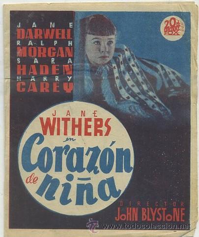 Cine: PROGRAMA DE CINE DOBLE: CORAZON DE NI&Ntilde;A PC-2497 - Foto 1