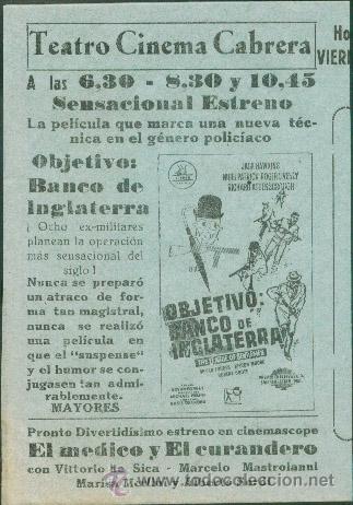 Cine: OBJETIVO:BANCO DE INGLATERRA - Foto 1
