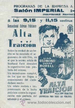 Cine: ALTA TRAICI&Oacute;N - Foto 1
