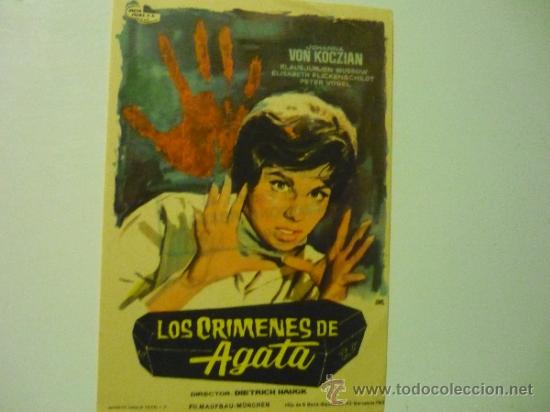 Cine: programa los crimenes de agata .- - Foto 1