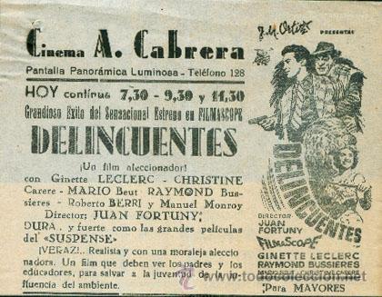 Cine: DELINCUENTES - Foto 1