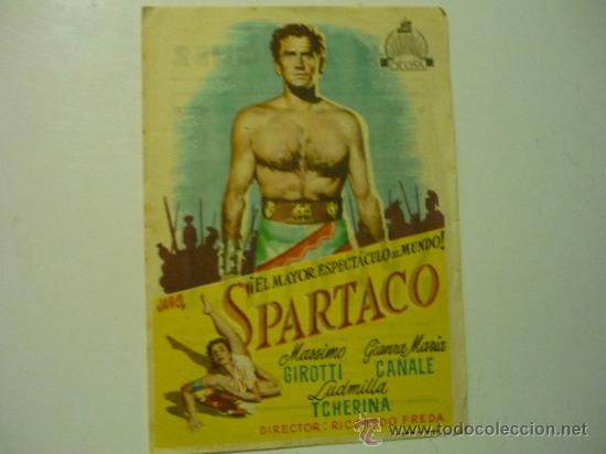 Cine: programa spartao .- massimo girotti - Foto 1