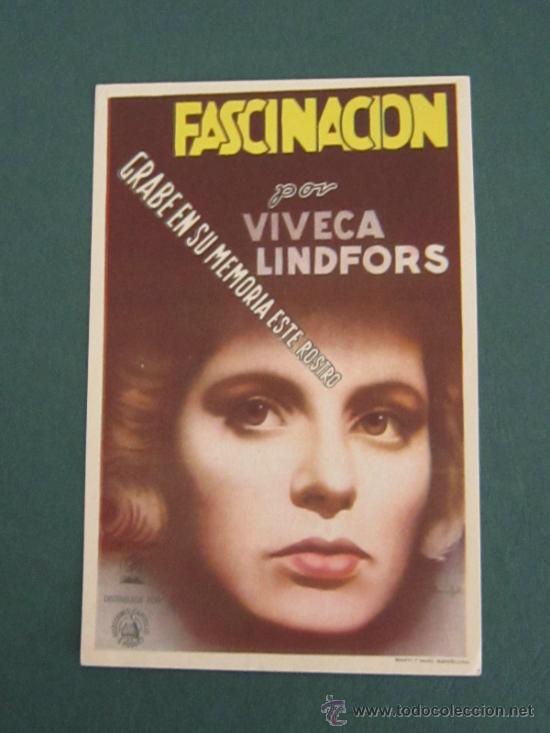 Cine: PROGRAMA DE CINE - FASCINACI&Oacute;N - 1944 - Foto 1