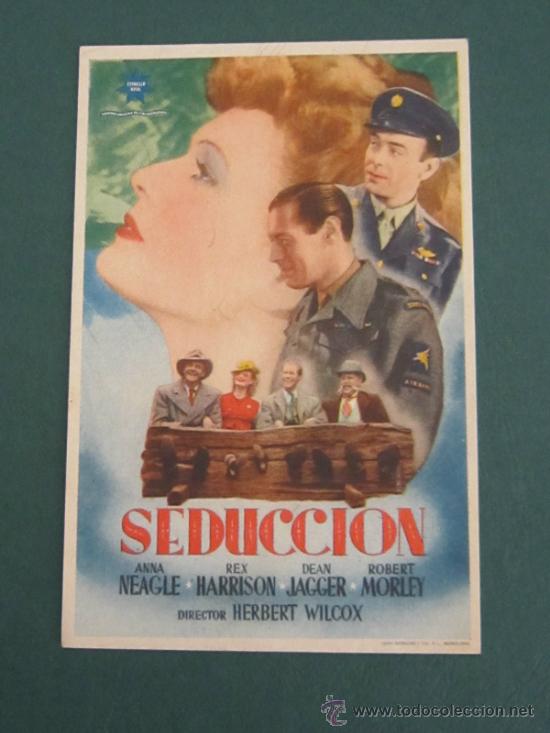 Cine: PROGRAMA DE CINE - SEDUCCI&Oacute;N - 1945 - Foto 1