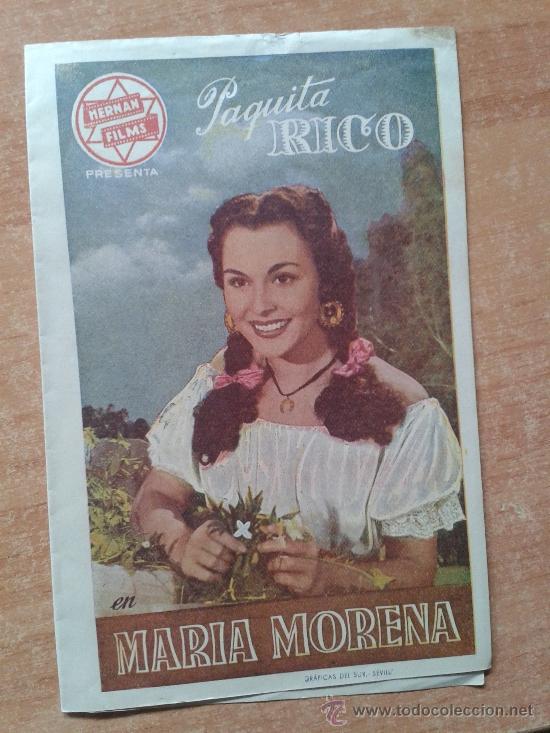Cine: maria morena-cancionero - Foto 1
