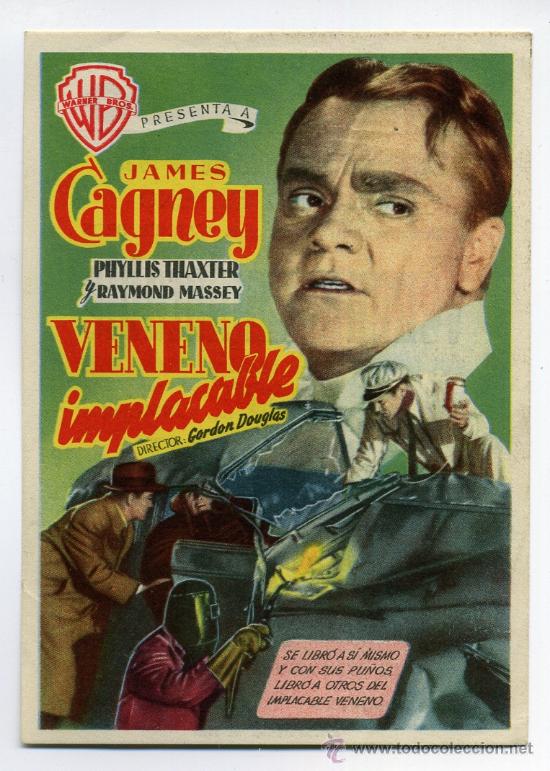 Cine: VENENO IMPLACABLE, con James Cagney. - Foto 1