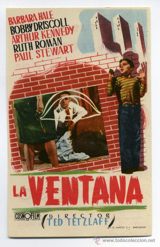 Cine: LA VENTANA, con Ruth Roman. - Foto 1
