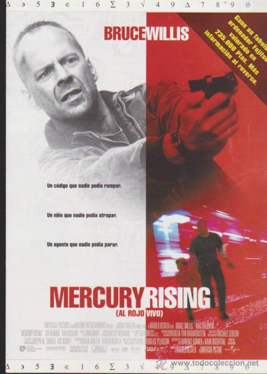 Cine: Mercury Rising. Programa doble. - Foto 1
