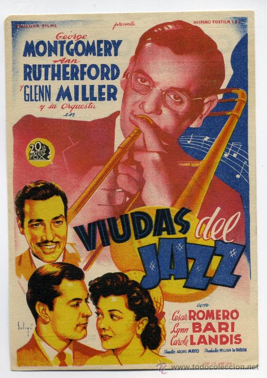 Cine: VIUDAS DEL JAZZ, con George Montgomery. - Foto 1