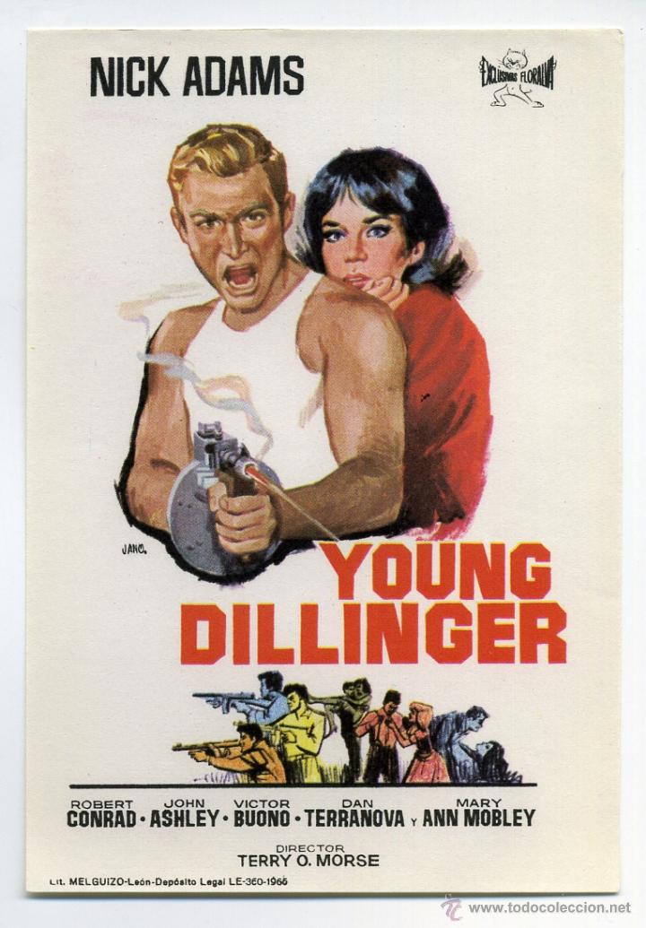 Cine: YOUNG DILLINGER, con Nick Adams - Foto 1