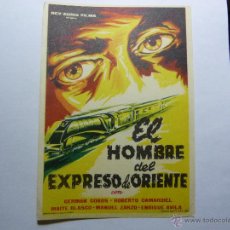 Cine: EL HOMBRE DEL EXPRESO DE ORIENTECON GERMAN COBOS ROBERTO CAMARDIEL Y MAITE BLASCO AÑO 62. Lote 39441671