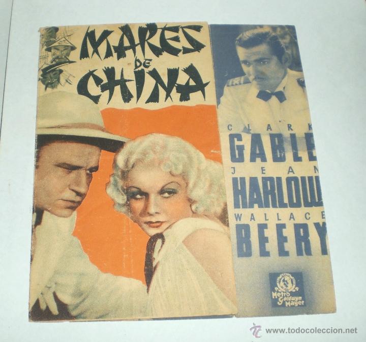 Cine: PROGRAMA CINE DOBLE - MARES DE CHINA - 1937 - Foto 1