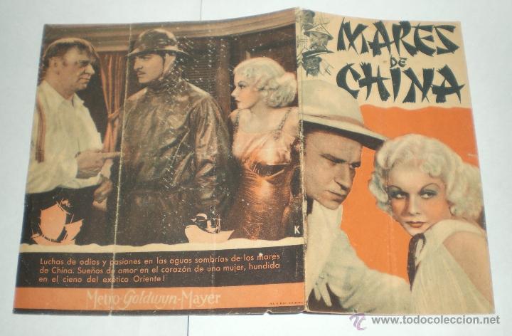 Cine: PROGRAMA CINE DOBLE - MARES DE CHINA - 1937 - Foto 3