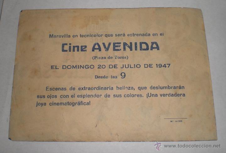 Cine: Programa de Cine - TIERRA GENEROSA (Cine Avenida - Cadiz) - Foto 2