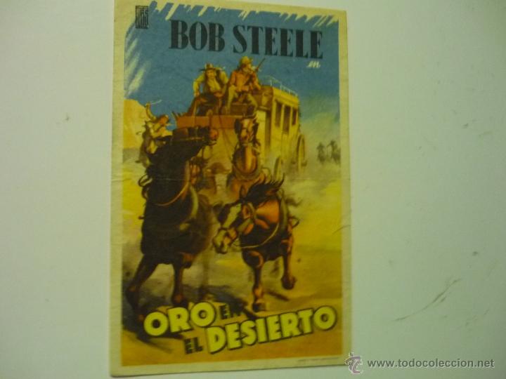Cine: PROGRAMA ORO EN EL DESIERTO.-BOB STEELE - Foto 1