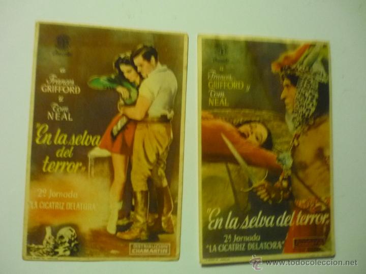 Cine: LOTE EN LA SELVA DEL TERROR.-JORNADAS--PUBLICIDAD
