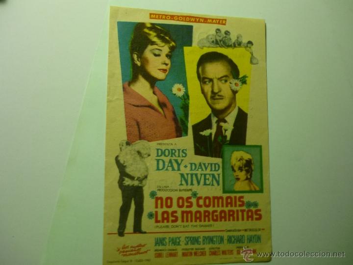 Cine: programa no os comais las margaritas,.david niven publicidad - Foto 1