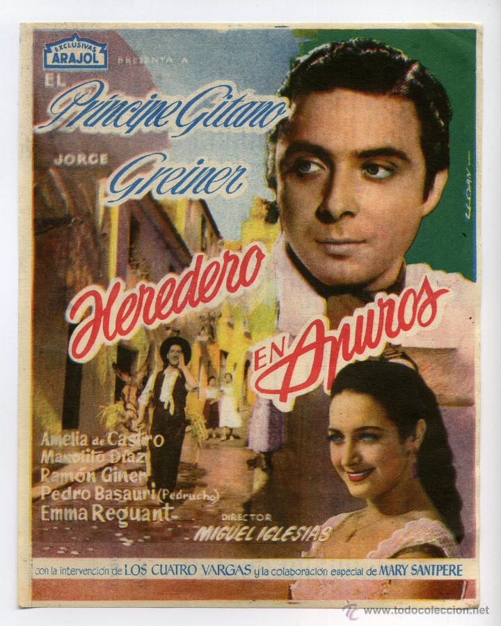 Cine: HEREDERO EN APUROS, con El Pr&iacute;ncipe Gitano. - Foto 1