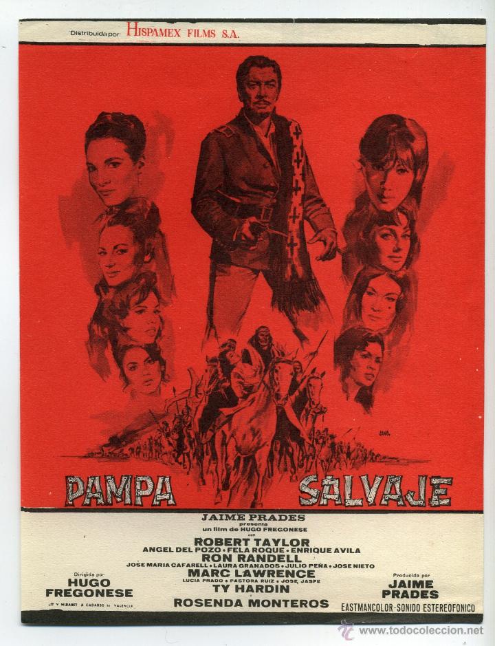 Cine: PAMPA SALVAJE, con Robert Taylor. - Foto 1