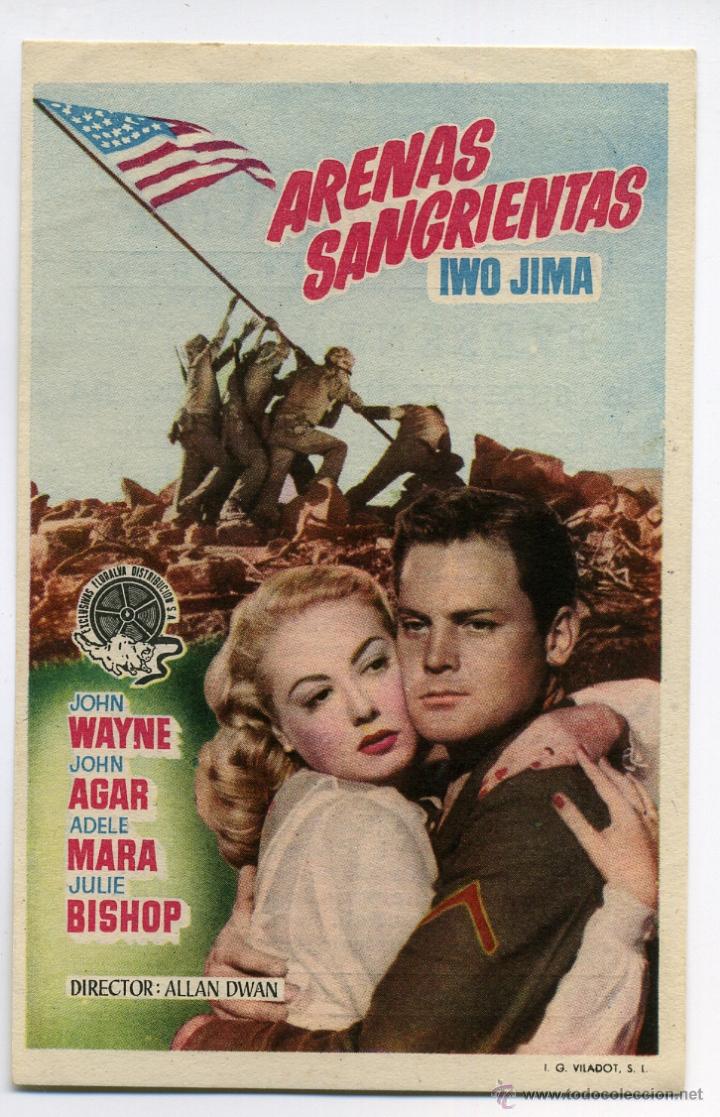 Cine: ARENAS SANGRIENTAS, con John Wayne. - Foto 1