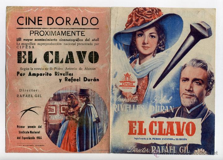 Cine: EL CLAVO, con Amparito Rivelles. - Foto 1