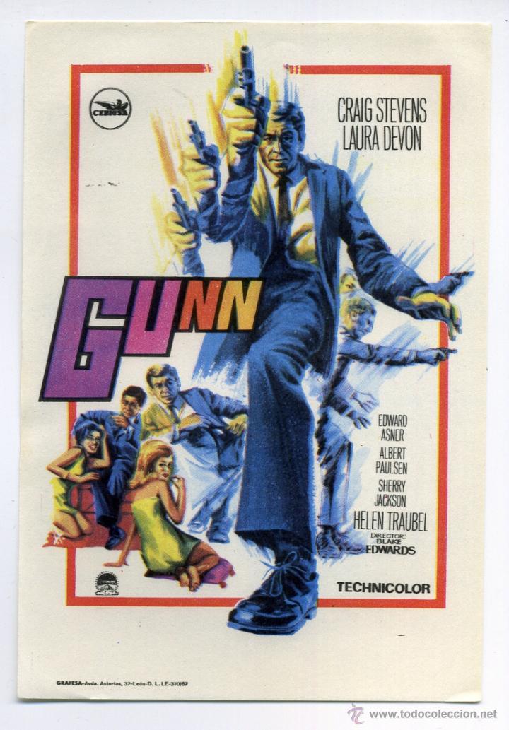 Cine: GUNN, con Craig Stevens. - Foto 1