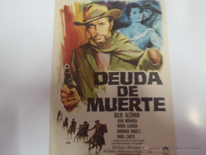 Cine: FOLLETO DE MANO DEUDA DE MUERTE - Foto 1