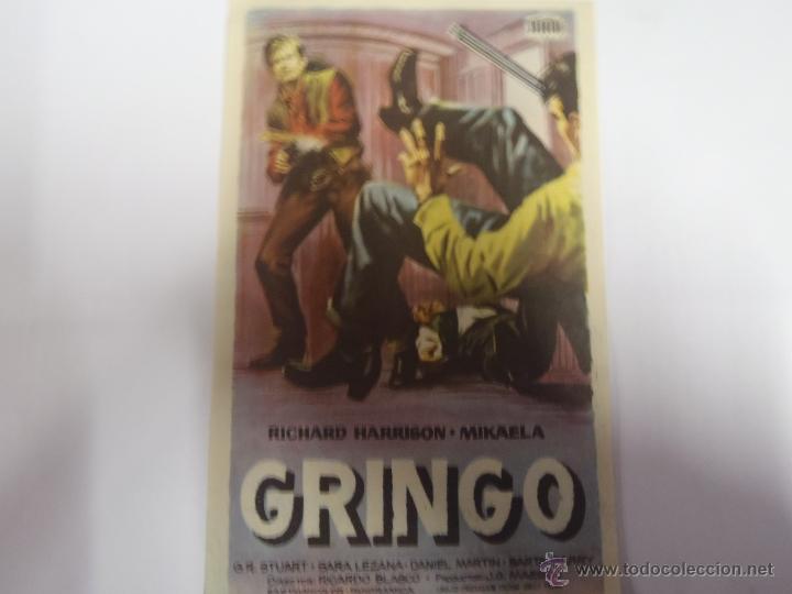Cine: FOLLETO DE MANO GRINGO - Foto 1
