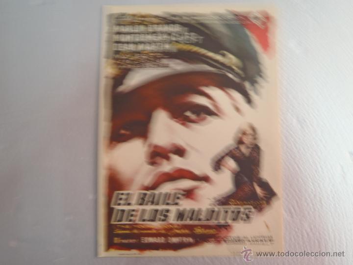 Cine: EL BAILE DE LOS MALDITOS FOLLETO DE MANO - Foto 1