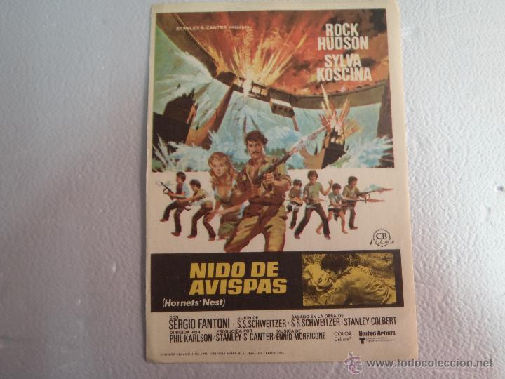 Cine: FOLLETO DE MANO NIDO DE AVISPAS - Foto 1