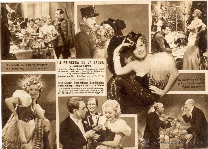 Cine: La Princesa de la Zarda - Programa doble cine 1934 - Foto 2